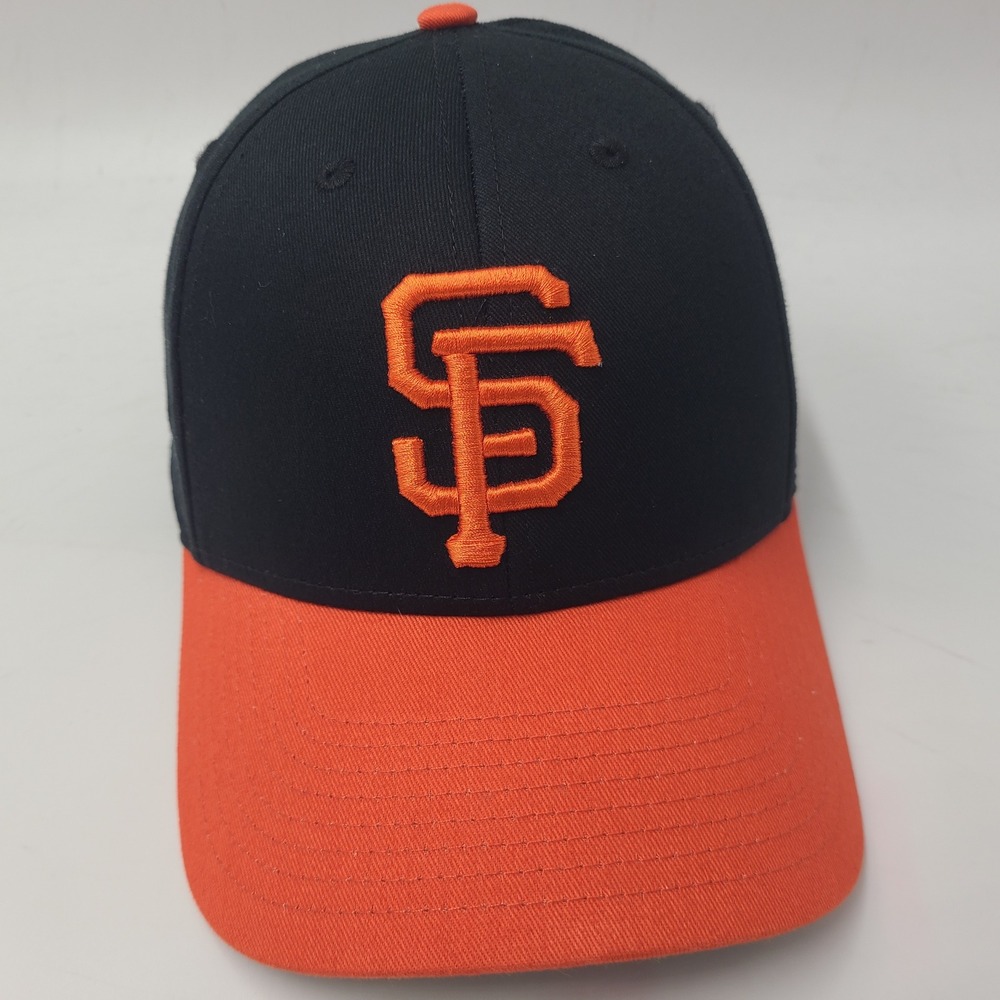 San Francisco Giants Hat Snapback 47 Brand Black Orange MLB Baseball Casual Men